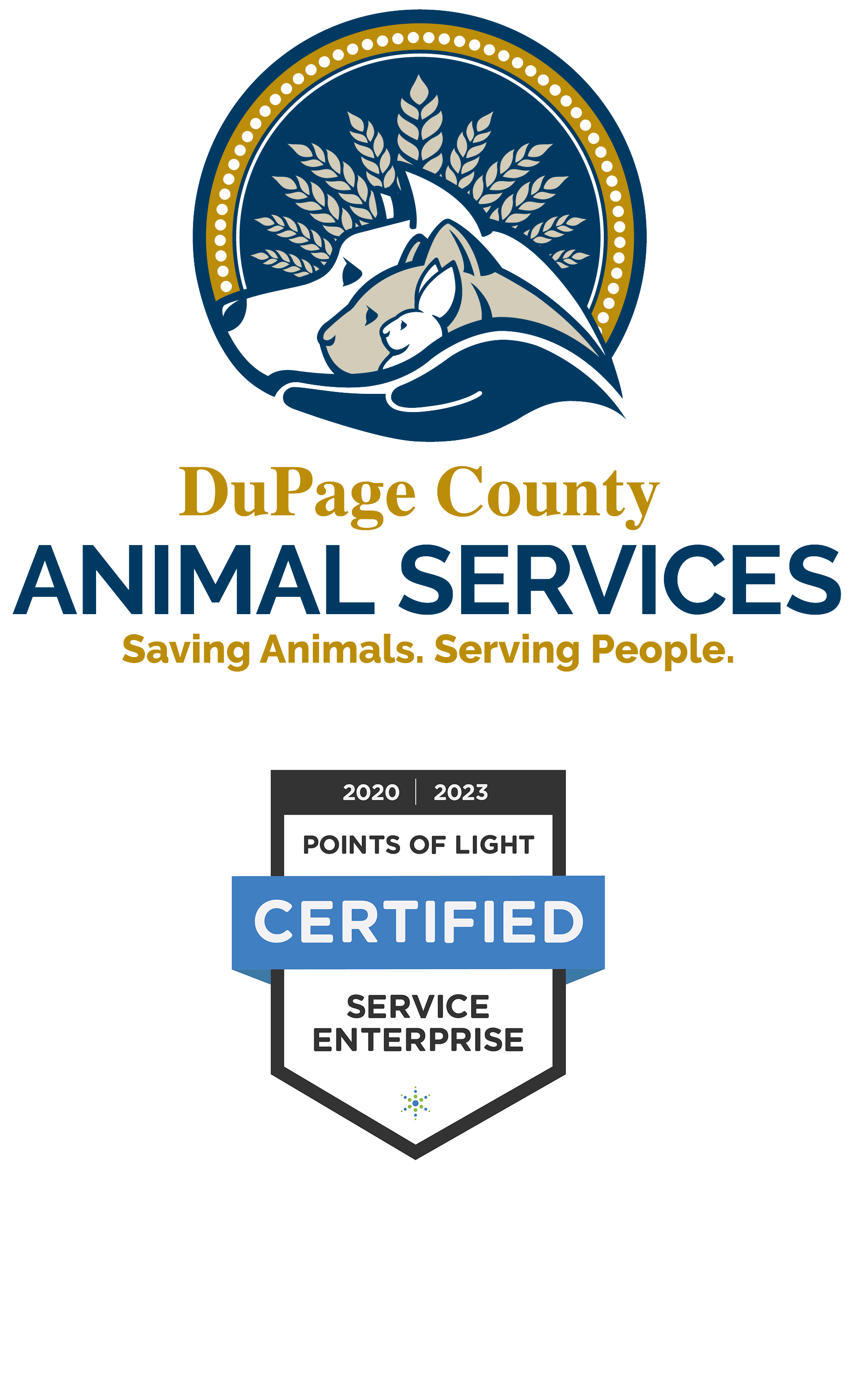 DuPageAnimalService_Logo_Point of Light Certification Seal